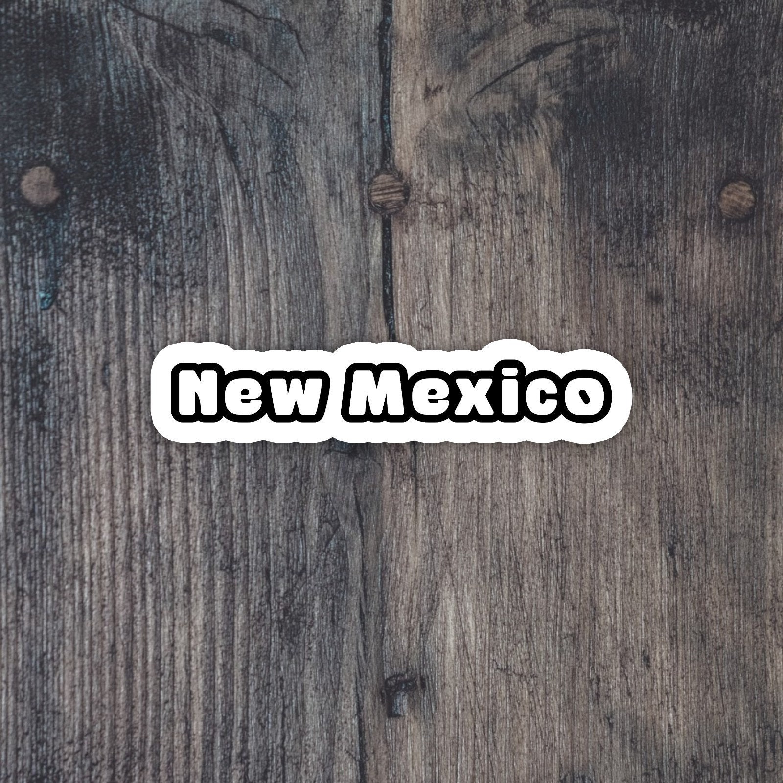 Adesivi Auto New Mexico | 2 Pezzi Sticker Bandiera Stato USA 8x5 Cm | Vinile Resistente Per Esterni