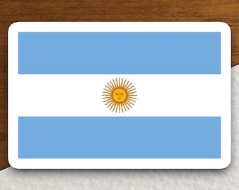 Argentina flag sticker, international country sticker, international sticker, Argentina sticker