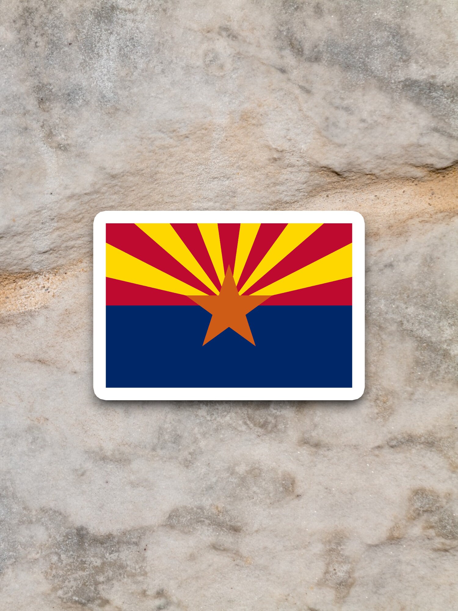 Arizona State Sticker, Arizona Flag Sticker, Pennant Sticker, Banner ...