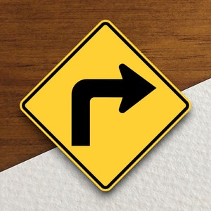 Draaipijl verkeersbordstickers, verkeerssticker, decoratie verkeersbord, verkeersborden, verkeersbord