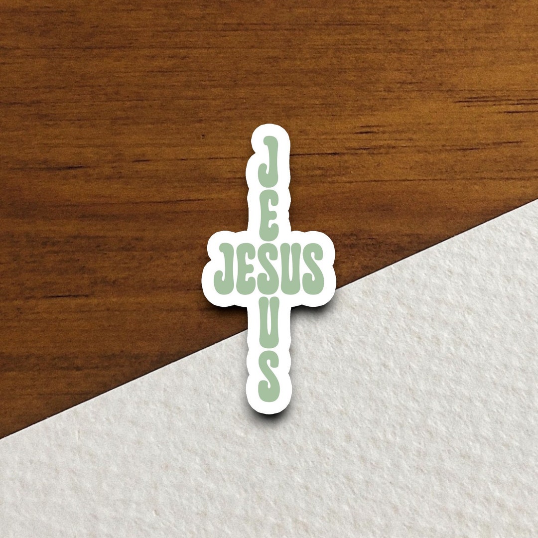 Jesus Math Christian Sticker Jesus Sticker, Christian Stickers, Religious Sticker, Faith Sticker ...