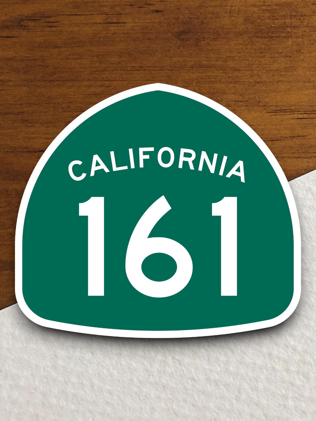 California State Route 161 Road Sign Sticker, Road Trip Sticker ...