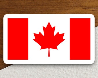 Canada country flag sticker, international country sticker, international sticker, Canada sticker