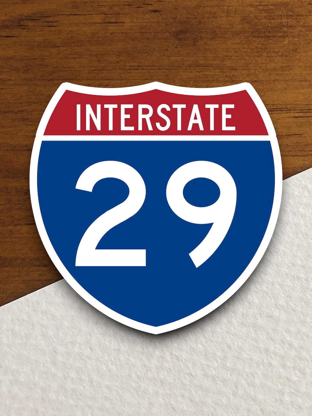 Interstate Route 29 Sticker, Interstate Highway Sign Expressway ...