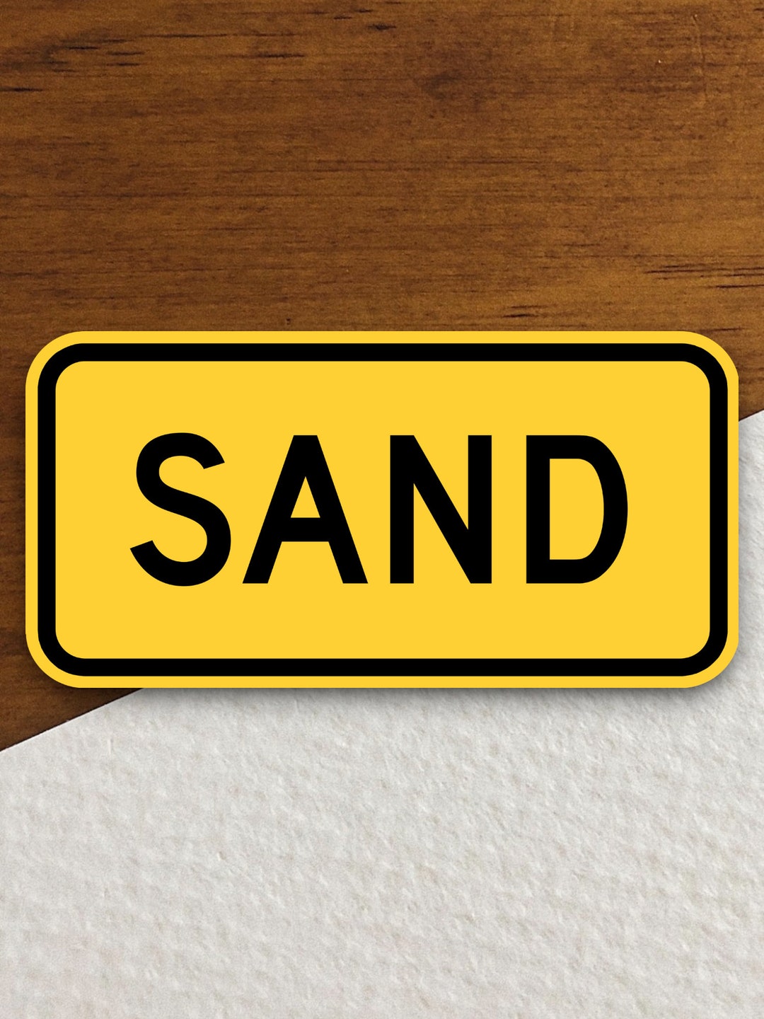 Sand Sticker Laptop Sticker Road Sign Sticker Travel Etsy