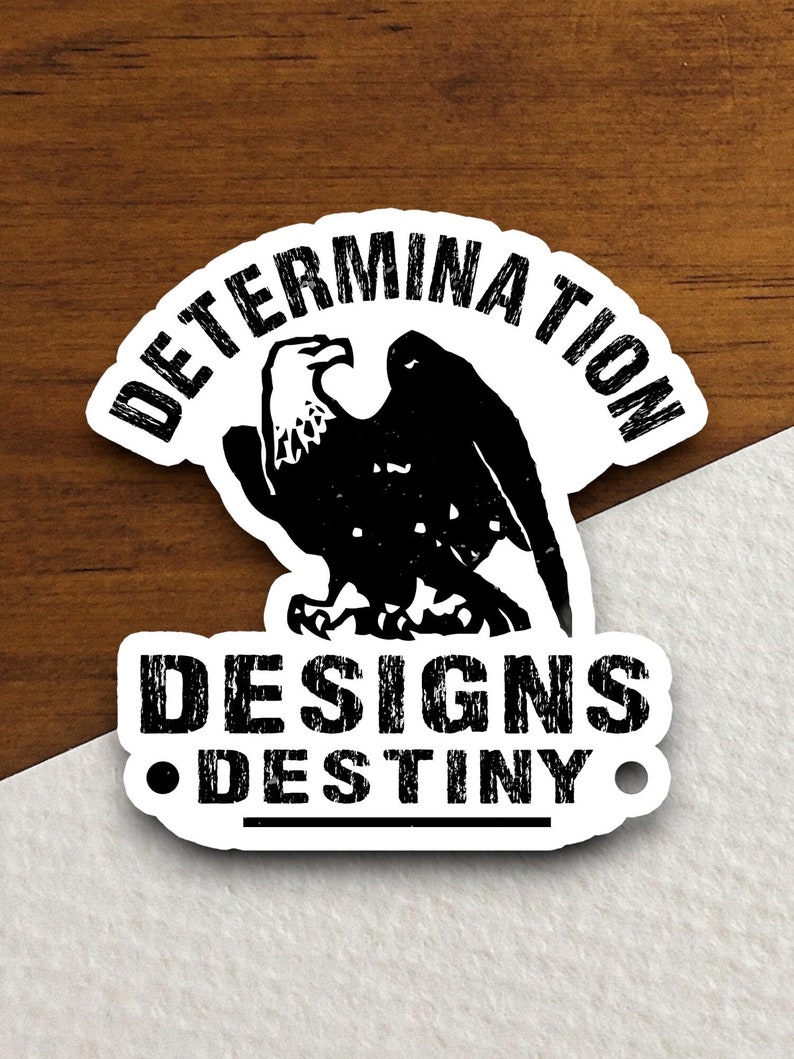 Determination Sticker Determination Sticker, Patriotic Laptop Sticker, Water Bottle Decor ...
