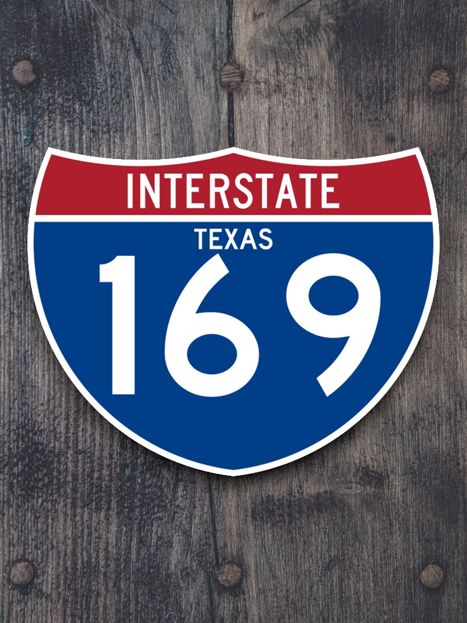 Interstate Route 169 Texas Sticker, Texas Sticker, Interstate