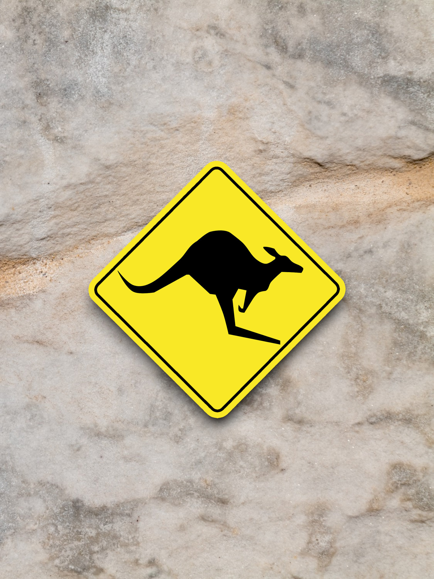 Natervark Sign Kangaroo Road Sign Sticker: Novelty Traffic Decoration - Etsy