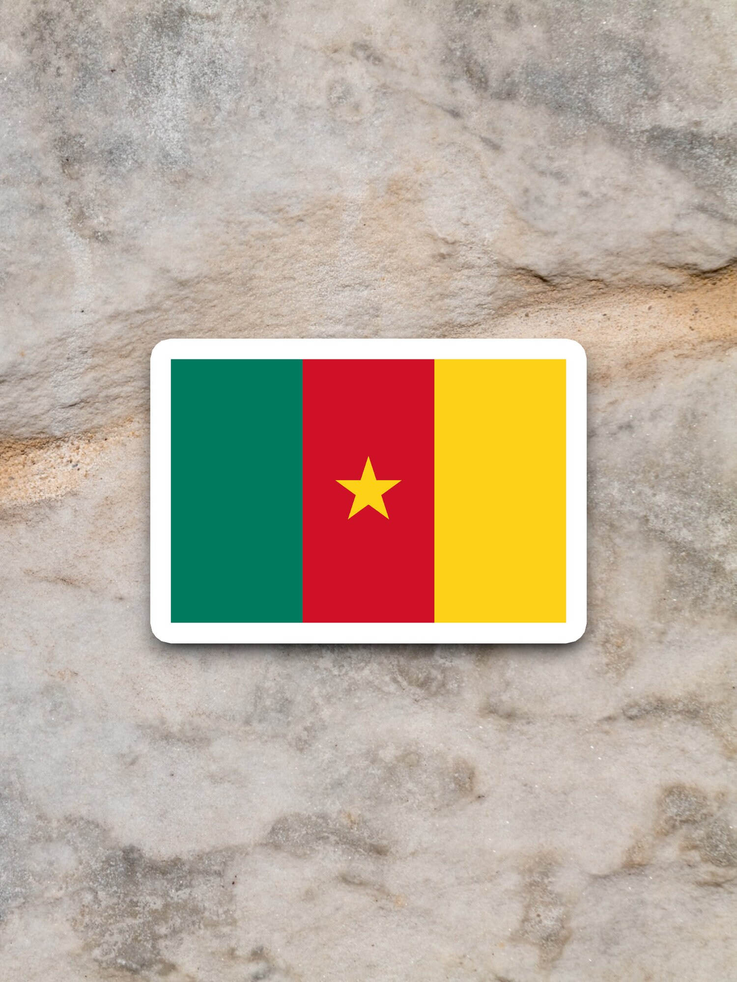 Cameroon Country Flag Sticker, International Country Sticker ...