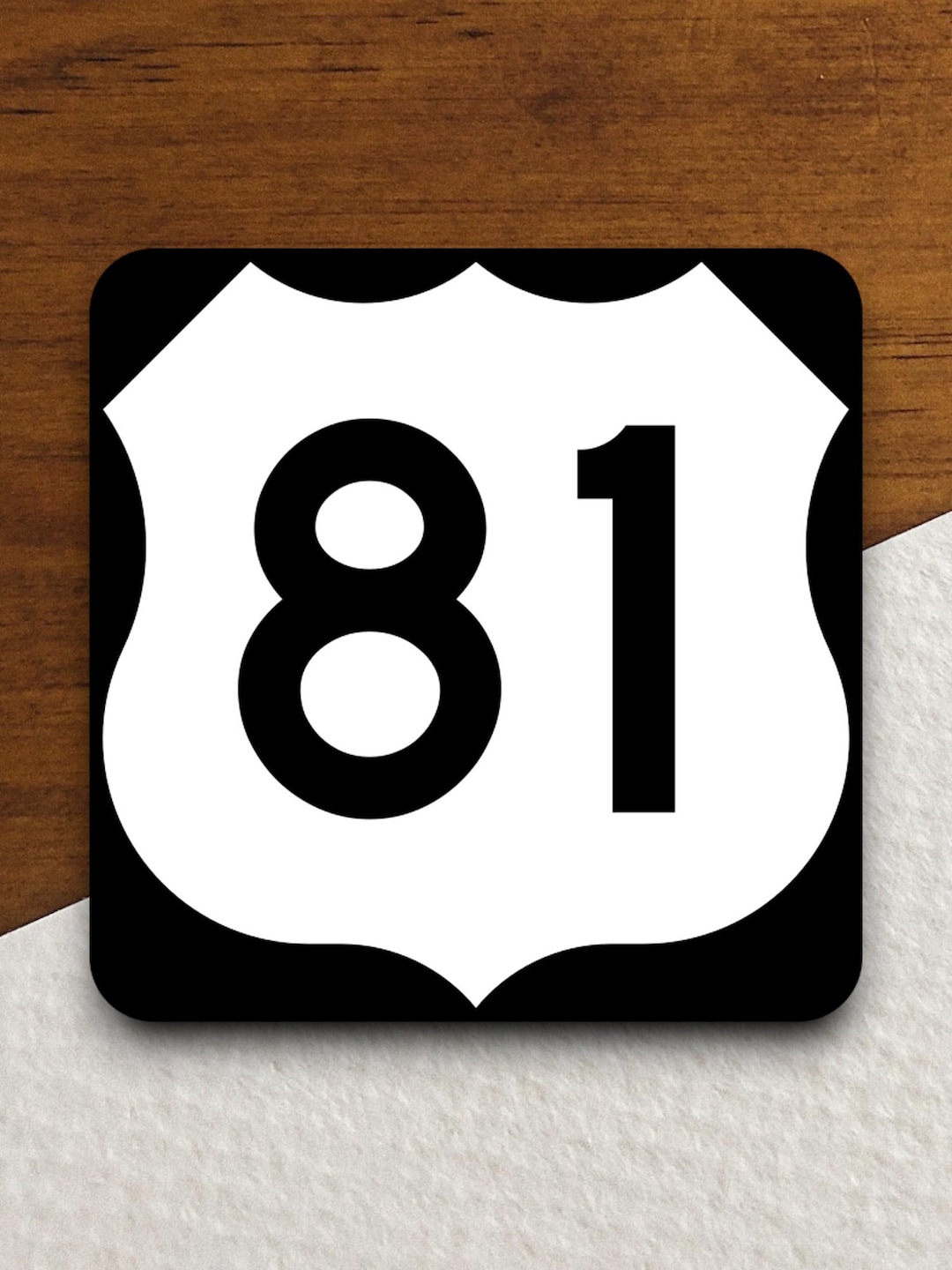 United States Route 81 Road Sign Sticker, Road Trip Sticker, Highway ...