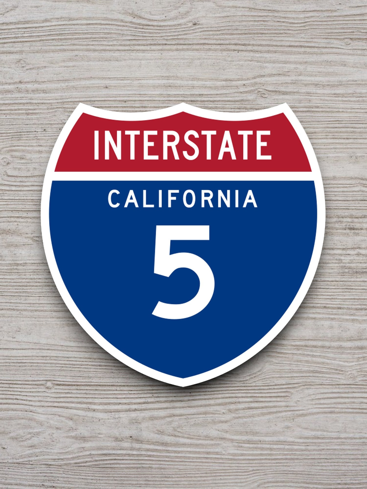 interstate carifornia 5 アルミ看板 California Interstate 5 METAL