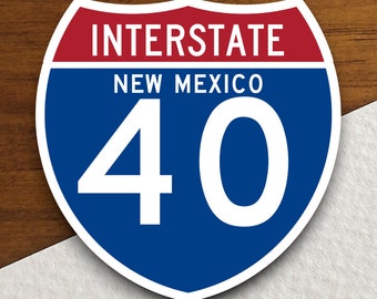 Interstate route  40 nevada sticker , road sign sticker, route sticker, interstate sticker