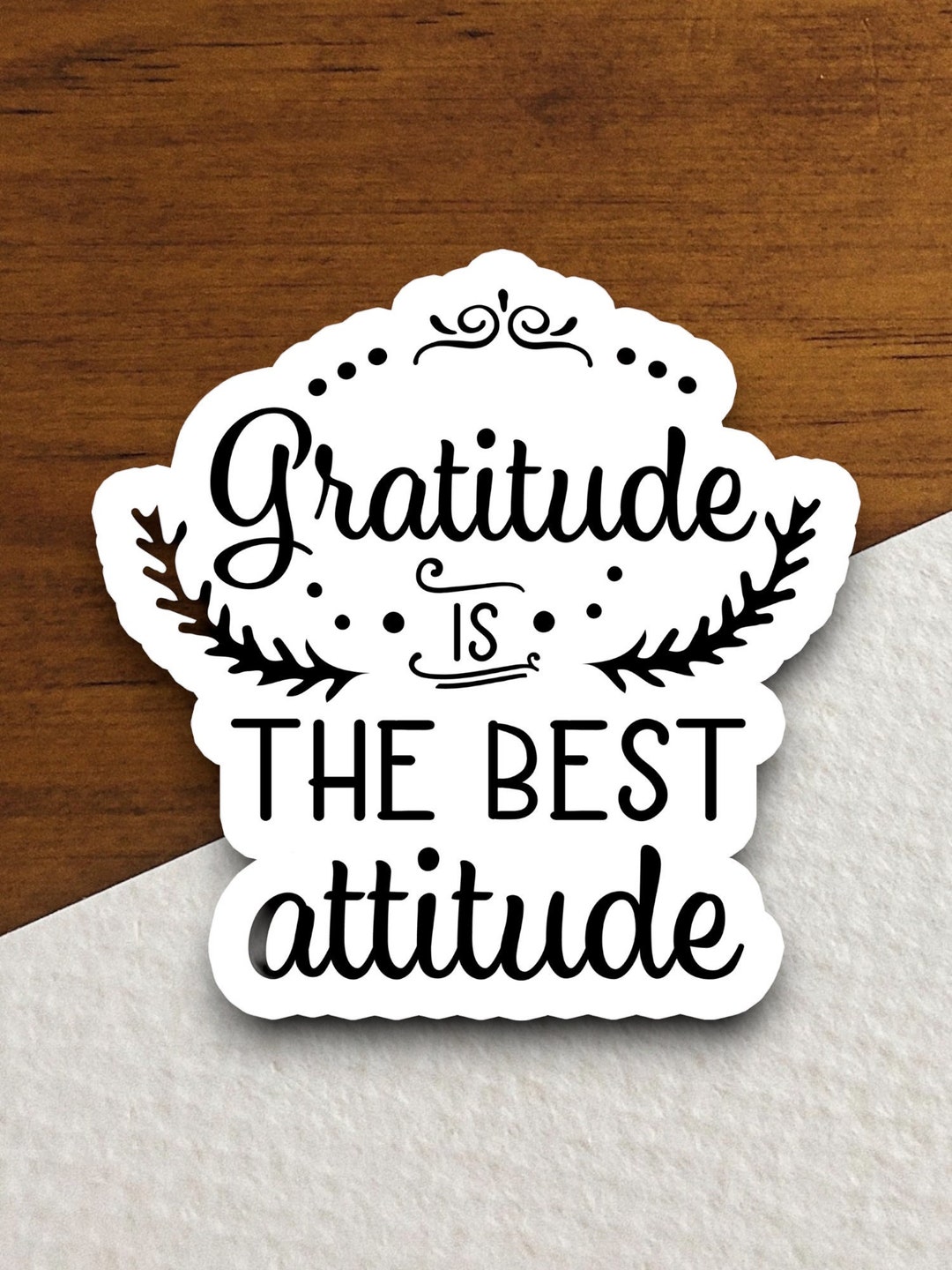 Gratitude is the Best Attitude Sticker, Religious Sticker, Faith ...