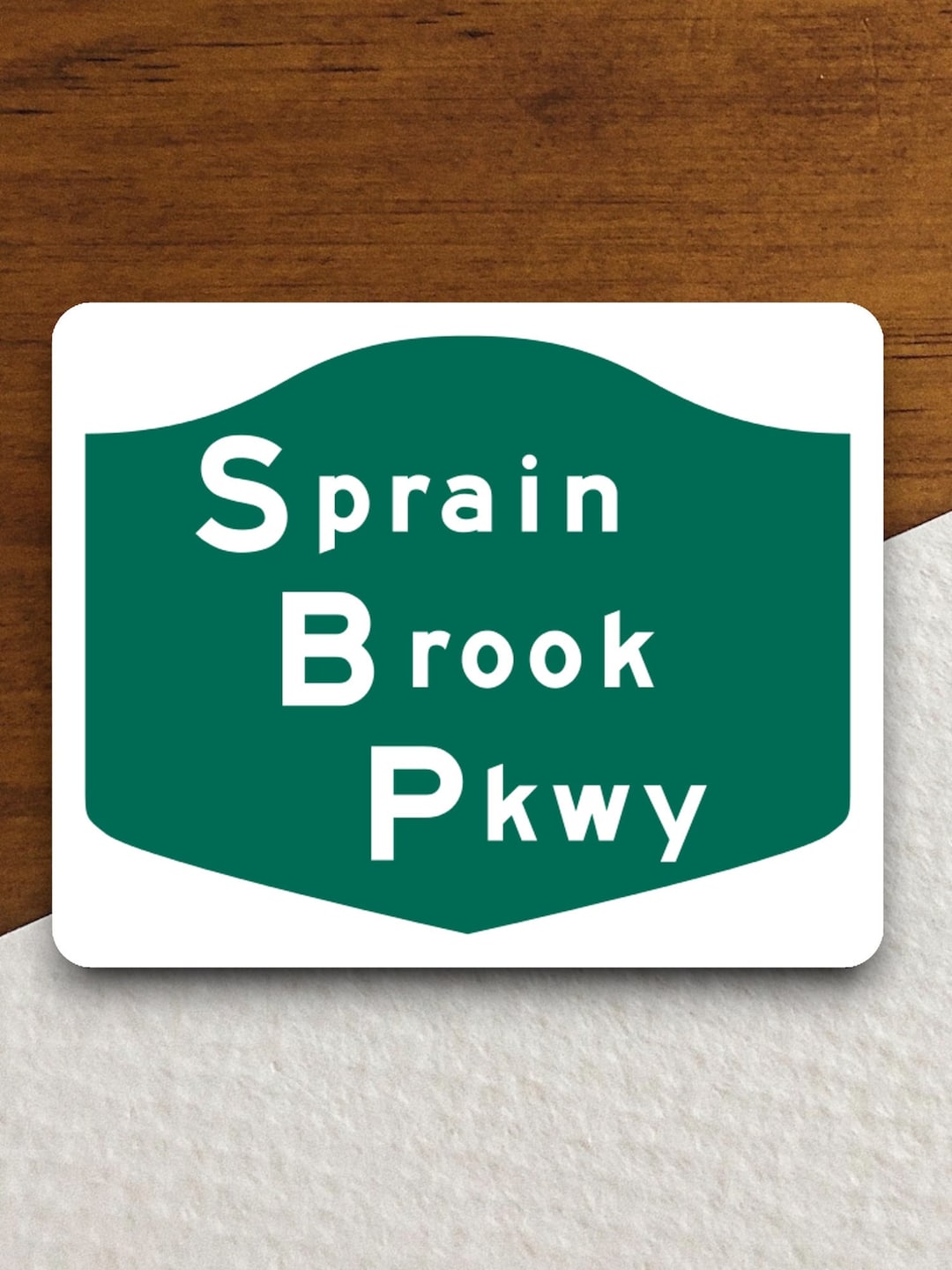 Sprain Brook Parkway Shield Sticker Road Sign Sticker - Etsy