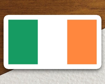 Ireland flag sticker, international country sticker, international sticker, Ireland sticker