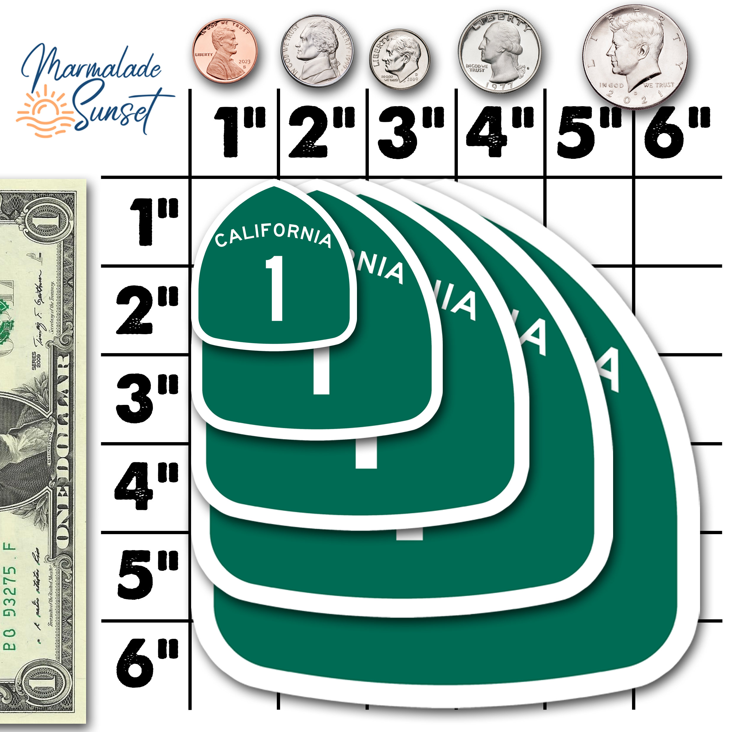 カリフォルニア州110号線 道路標識本物