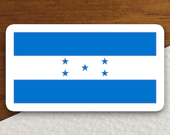 Honduras flag sticker, international country sticker, international sticker, Honduras sticker