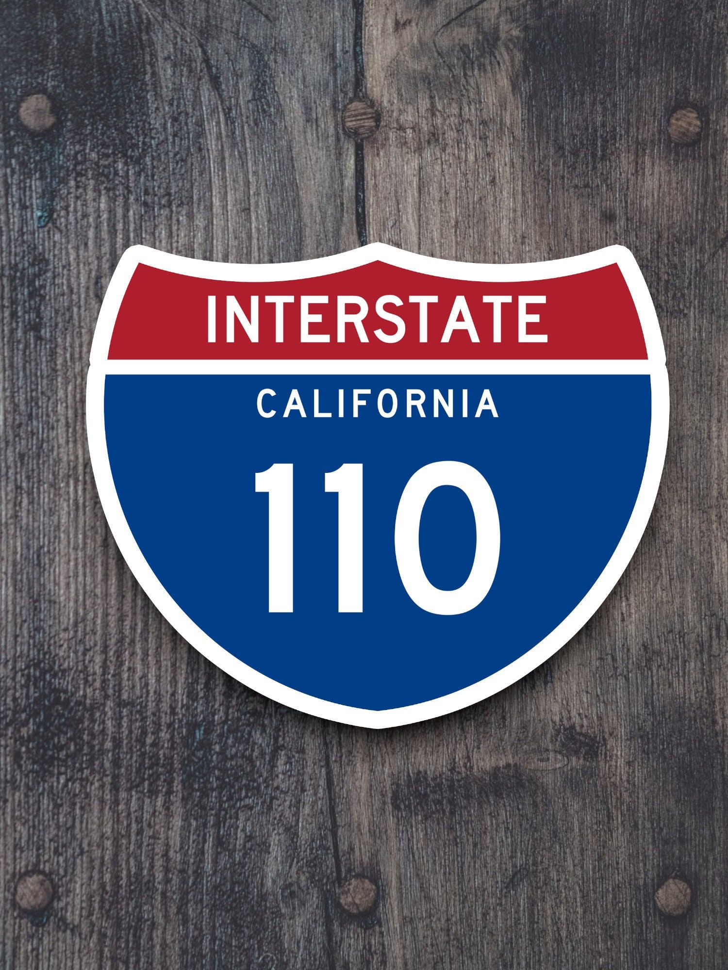 Interstate Route 110 California Sticker, California Sticker