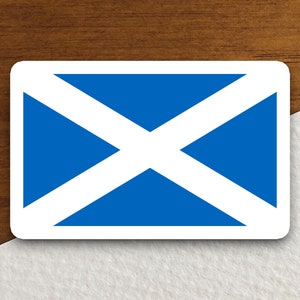 Scotland country flag sticker, international country sticker, international sticker, Scotland sticker