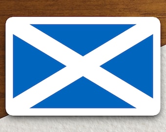 Scotland flag sticker, international country sticker, international sticker, Scotland sticker