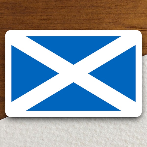 Scotland flag sticker, international country sticker, international sticker, Scotland sticker