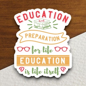 Education Teacher Appreciation sticker, Teacher Sticker, Education Sticker, School Sticker, Cute Sticker