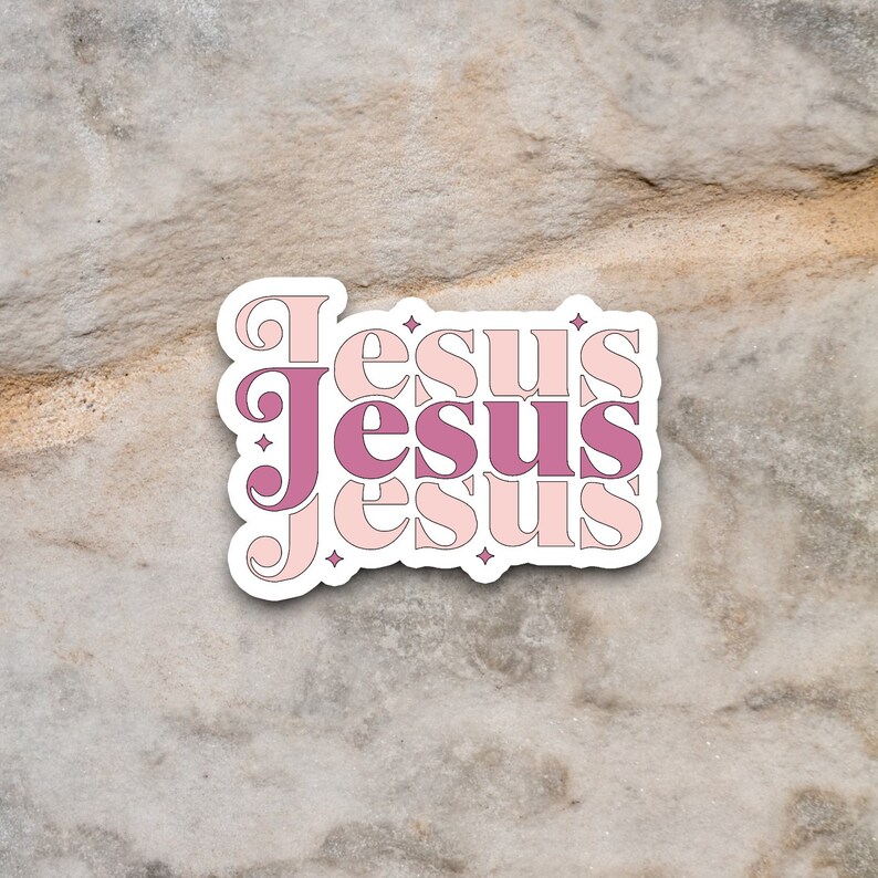 Jesus Sticker, Christian Faith Gifts, Bible Journaling, Faith Laptop ...