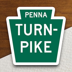 Pegatinas para señales de tráfico de Pennsylvania Turnpike, pegatinas de tráfico, decoración de señales de tráfico, señales de obras en la carretera, señales de construcción, señales de tráfico