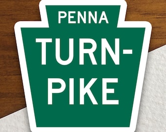 Pennsylvania turnpike  road sign stickers, Traffic Sticker, Road Sign Decoration, Road Work Signs, Building Signs, Traffic Sign
