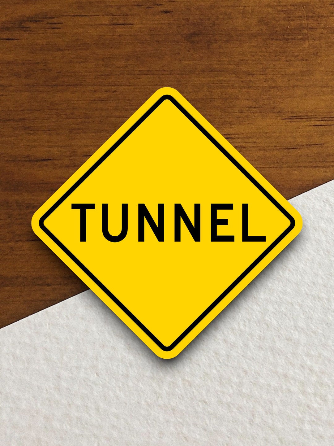 Traffic Sign Tunnel Road Sign Sticker for Room Décor - Etsy