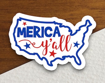 Aufkleber mit USA-Karte, patriotischer Vinyl-Aufkleber mit USA-Karte, Aufkleber für amerikanischen Stolz, Geschenkidee für die Vereinigten Staaten, Laptop-Aufkleber, Reisedeko