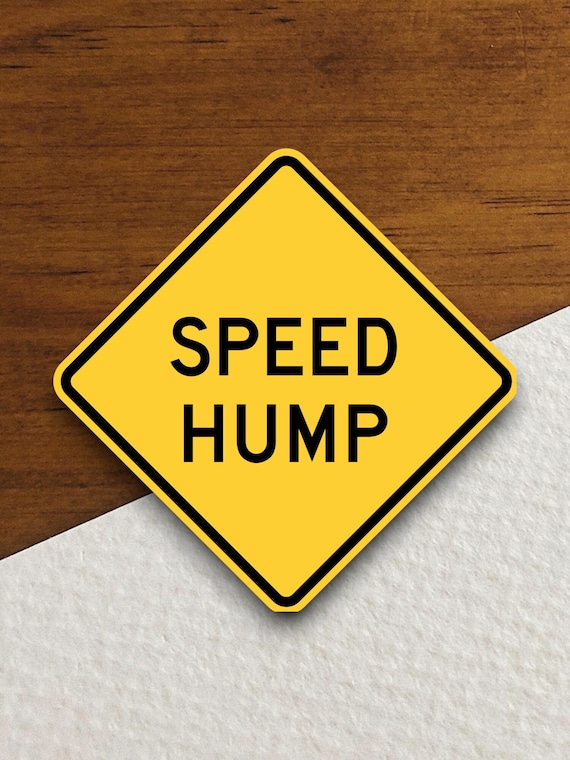 アメリカ輸入看板 BUMP標識　黄色 アメリカ輸入看板 BUMP標識 黄色