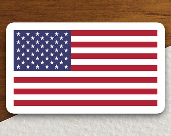 United states flag sticker, international country sticker, international sticker, United states sticker