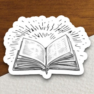 Sticker Bible d'église, Sticker église, Sticker religieux, Sticker foi, Sticker culte, Sticker chrétien, Sticker Écriture sainte