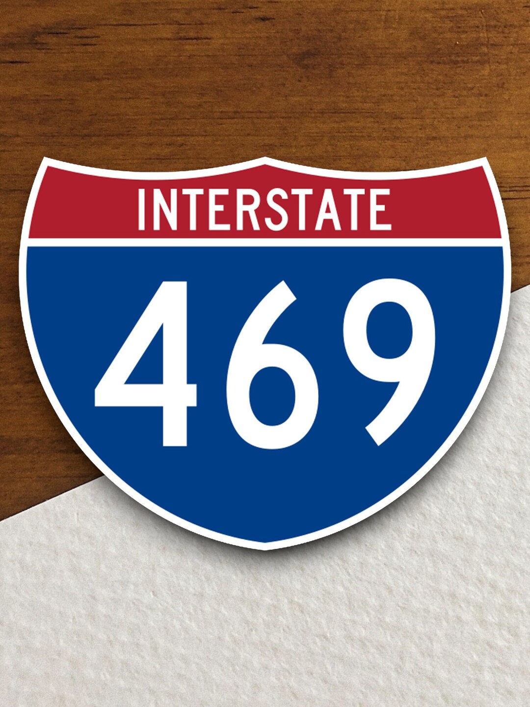 Interstate Route 469 Sticker, Interstate Highway Sign Expressway ...