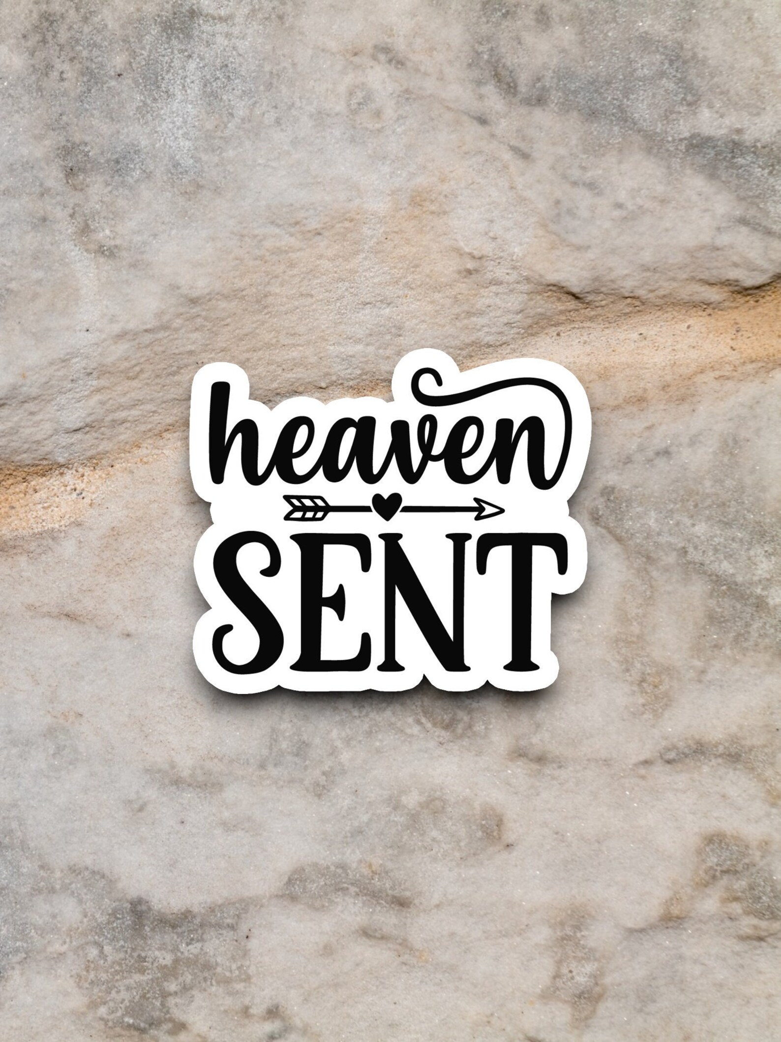Heaven Sent Sticker, Religious Sticker, Faith Sticker, Worship Sticker ...