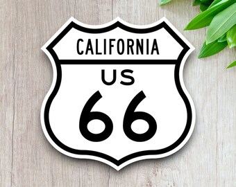 Set of 6 Route 66 Stckers (set 3) Vntage Cars, Retro Lcense Plates, Mechanc Stckers
