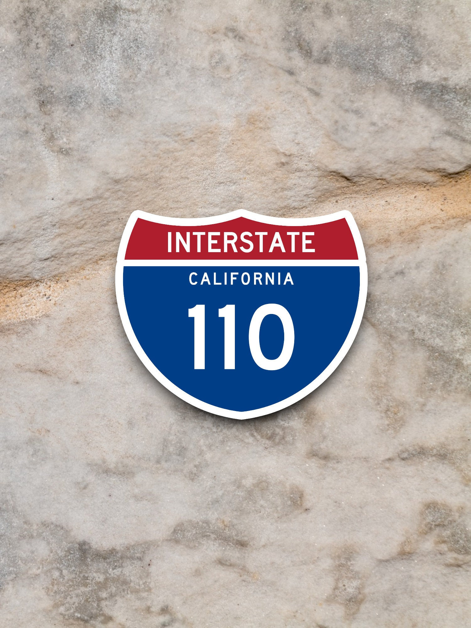 Interstate Route 110 California Sticker, California Sticker