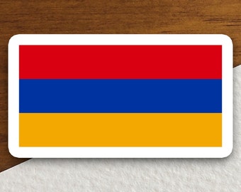 Armenia flag sticker, international country sticker, international sticker, Armenia sticker