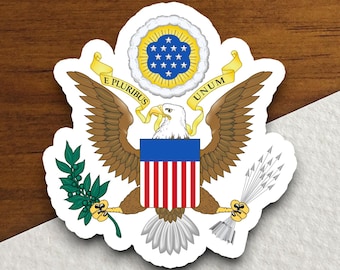 US Coat of Arms Sticker, Scrapbooking, Journaling