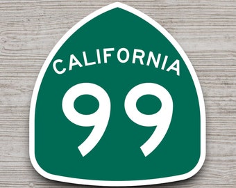 アメリカ　道路標識　カリフォルニア　ルート99 州道　ハイウェイ　ロードサイン il_340x270.5271609472_3ik4.jpg