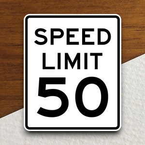 Speed Limit 50 Mph - Etsy