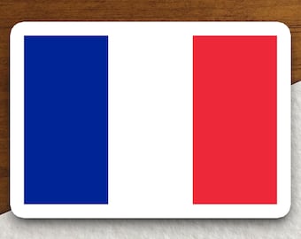 France flag sticker, international country sticker, international sticker, France sticker