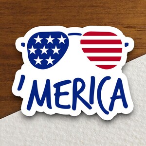 Amerika 4. Juli Gläser Aufkleber, Urlaub Laptop Aufkleber, Wasserflasche Dekor, Geschenk Aufkleber, Planer Zubehör Aufkleber, Journal Aufkleber