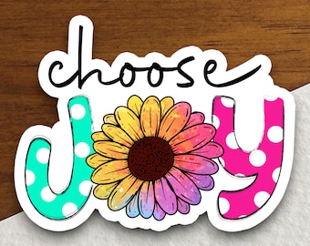 Choose Joy sticker, Romans 15 sticker, Religious Sticker, Faith Sticker, Worship Sticker, Christian Sticker, Scripture Sticker
