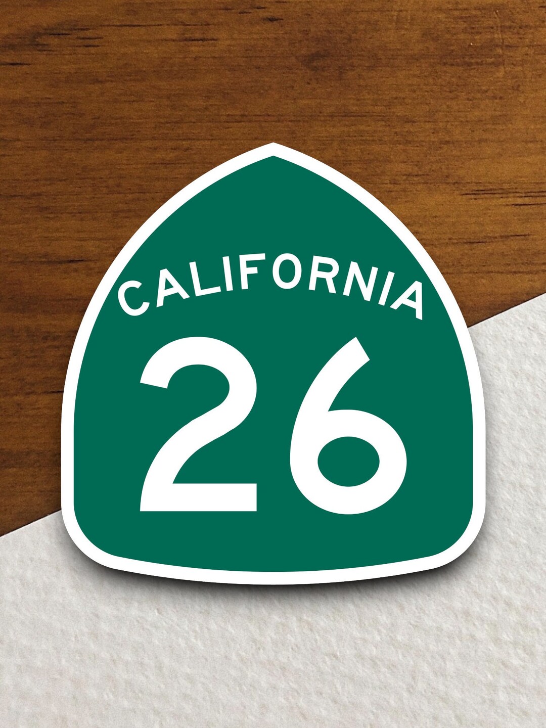 California State Route 26 Road Sign Sticker, Road Trip Sticker, Highway ...