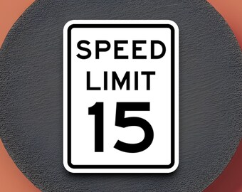 Segnale di avvertimento Slow Down Speed Limit 20 MPH cartello stradale cartello aziendale 30,5 x 45,7 cm in alluminio metallo latta segno