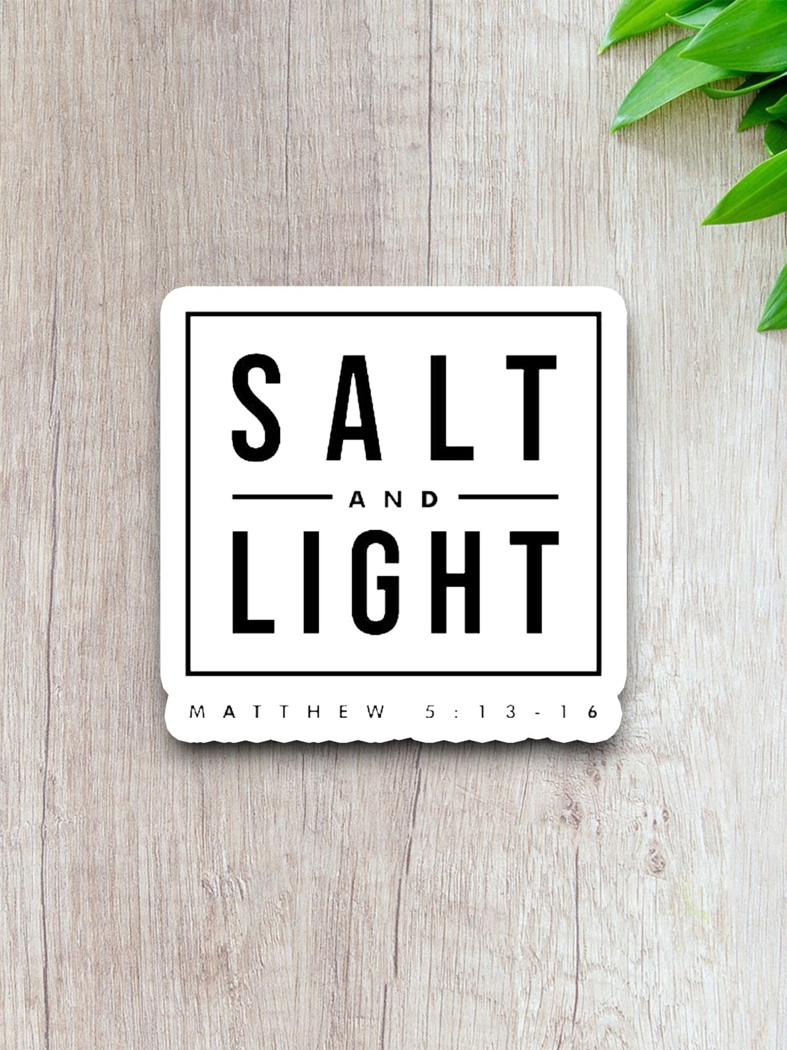 Salt and Light Sticker, Religious Sticker, Faith Sticker, Worship ...