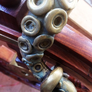 Steampunk vintage Octopus door handle image 5