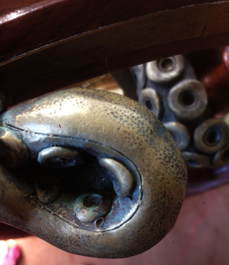 Steampunk vintage Octopus door handle image 4